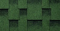 Мягкая черепица квадрат с затемнением (KERABIT, Финляндия) зелено-черный